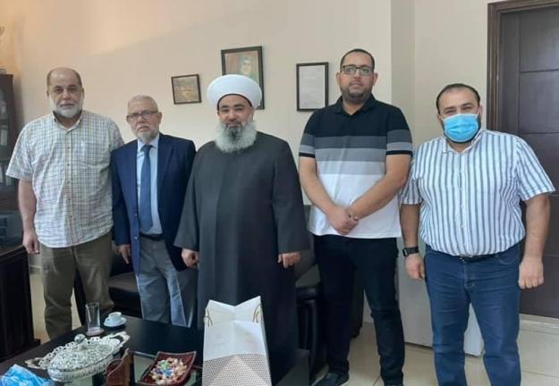 زيارة سماحة قاضي صيدا الشرعي الشيخ محمد أبو زيد للجامعة