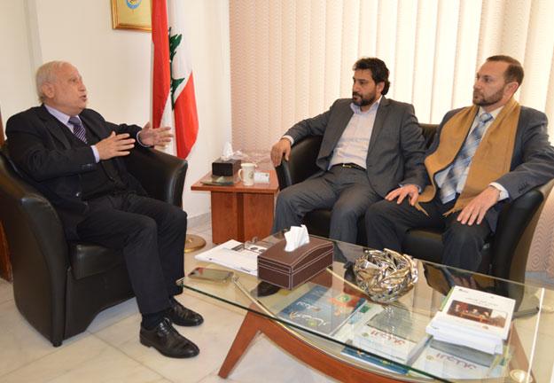 استقبال وفد من الأكاديمية العربية العالمية للتدريب والتطوير