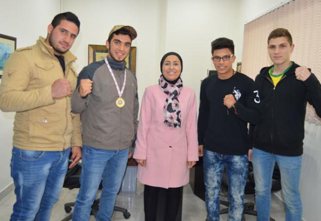 الميدالية الذهبية للطالب عدي النابوش