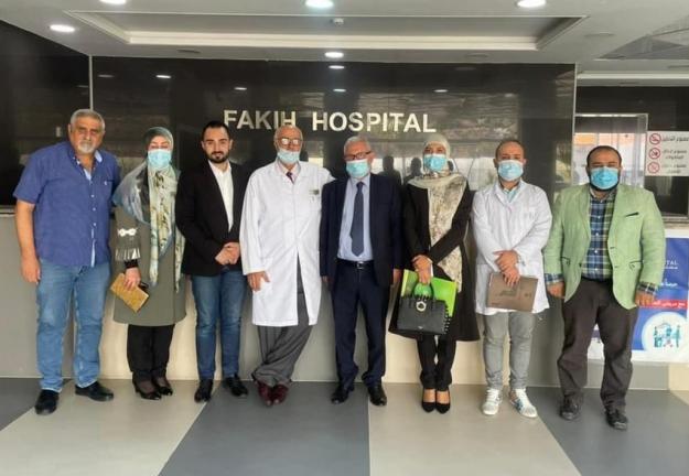 وفد من الجنان في مستشفى فقيه