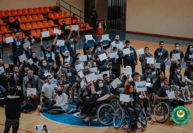 دورة كرة السلّة للكراسي المتحركة على أرض ملاعب الجنان