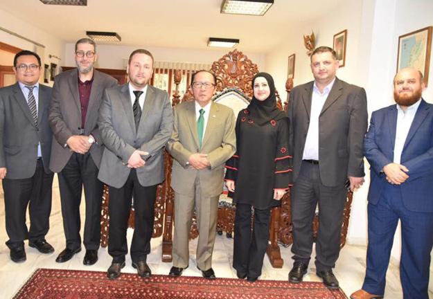 وفد الجنان في زيارة شكر لسفارة أندونيسيا