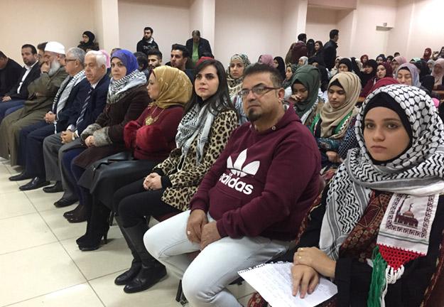 وقفة تضامنية مع القدس في فرع صيدا