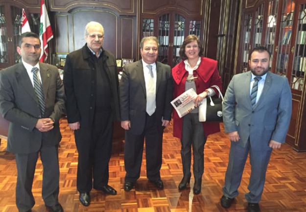 الجنان في زيارة لنقيب الصحافة اللبنانية