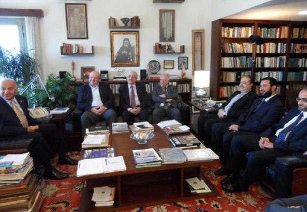 زيارة وفد جامعة الجنان إلى جامعة البلمند