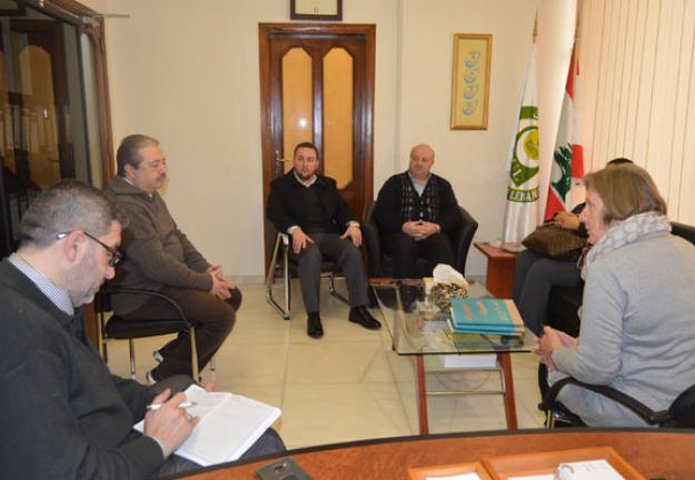 وفد من ‫الصليب الأحمر الدولي‬ يزور ‫جامعة الجنان‬