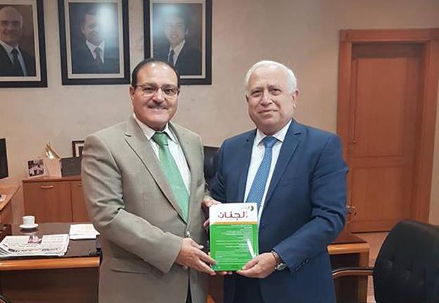 زيارة رئيس جامعة الجنان لوزير التعليم العالي الأردني