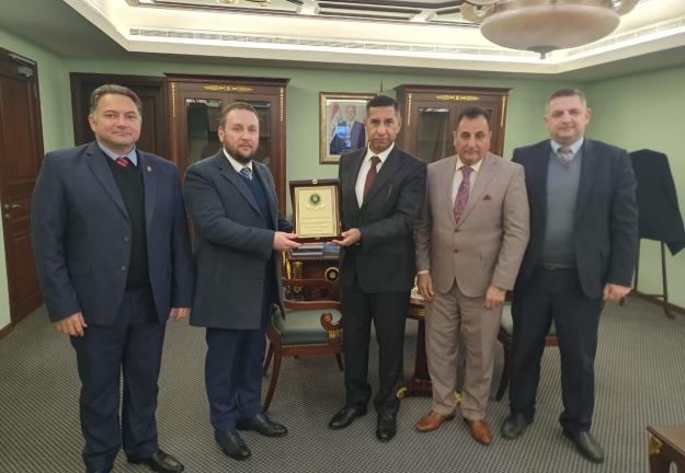 زيارة سعادة سفير جمهورية العراق