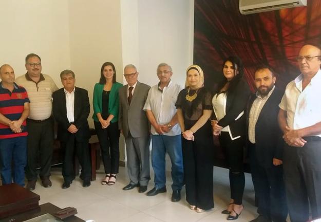 زيارة المكتب التربوي في التنظيم الشعبي الناصري