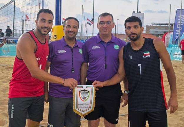 الجنان تفخر بمشاركة أستاذها في تحكيم البطولة العربية وبطولة غرب آسيا للكرة الطائرة الشاطئيّة