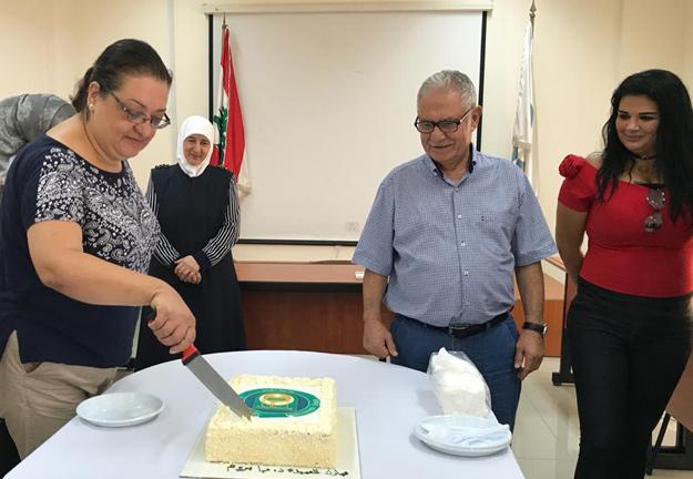 حفل استقبال على شرف عميدة كلية التربية في جامعة الجنان