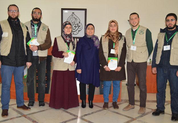 نشاط تعريفي ب "رابطة الطلاب المسلمين" في الجامعة