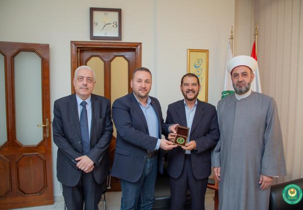 استقبال عميد الجامعة الإسلامية الأمريكيّة