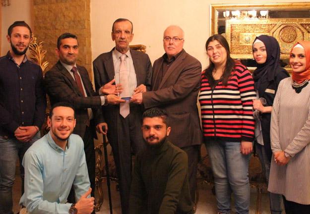 المحترف الإعلامي في الجنان يكرم الزميل عبد القادر الأسمر