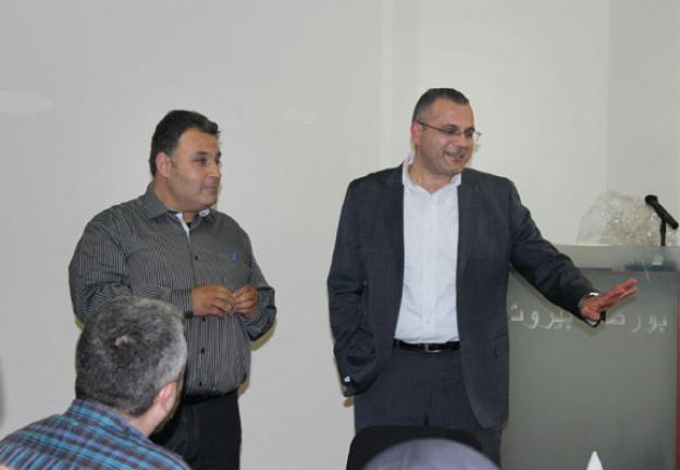 زيارة ميدانية إلى بورصة بيروت - طلاب إدارة الاعمال