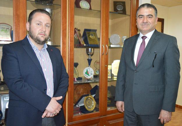 الجنان تستقبل سفير لبنان في الجزائر