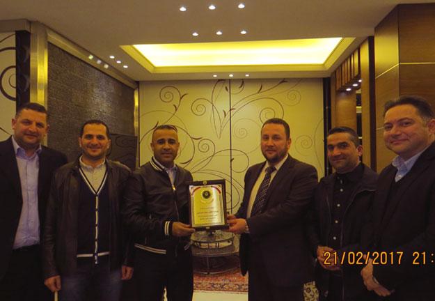 زيارة تهنئة للعقيد خطار ناصر الدين