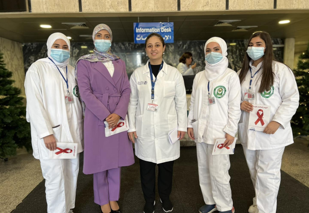 قسم التّمريض في الجنان يشارك في التوعية من الإيدز