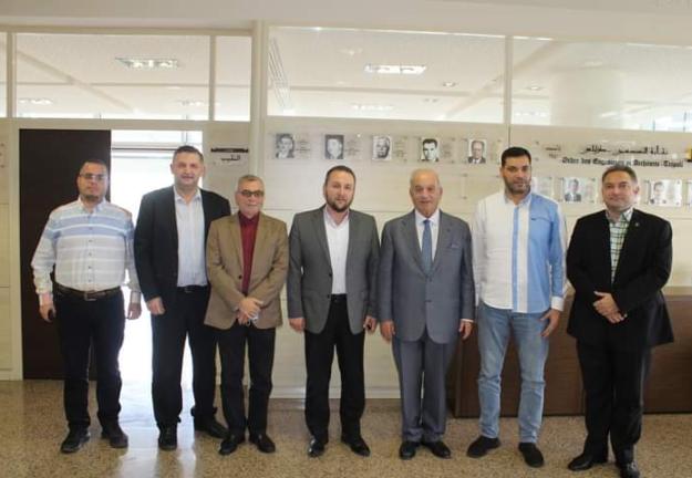 رئيس مجلس أمناء الجنان يزور نقيب المهندسين