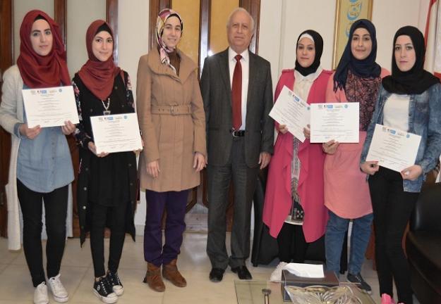 قسم الترجمة في جامعة الجنان، يشارك في مسابقة الكلمة الذهبية للفرنكوفونية