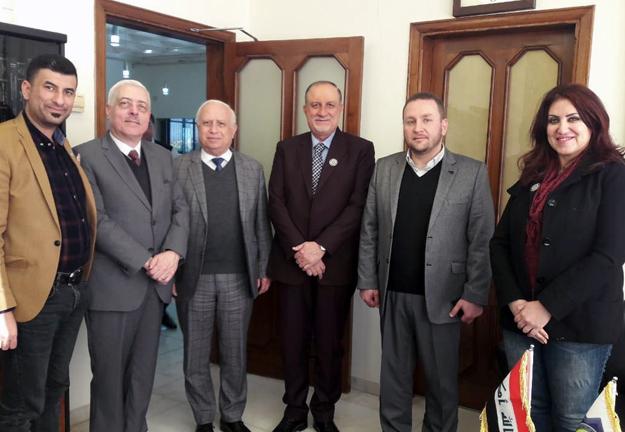 زيارة عميد كلية الرافدين الجامعة في العراق إلى جامعة الجنان