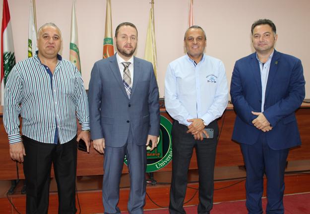 زيارة رجل الأعمال اللبناني الأستاذ جو بو ناصيف للجامعة