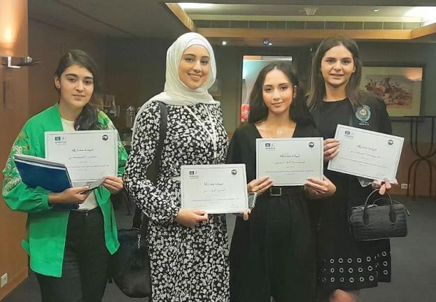 طالبات الإعلام في ورشة تدريبية لليونسكو