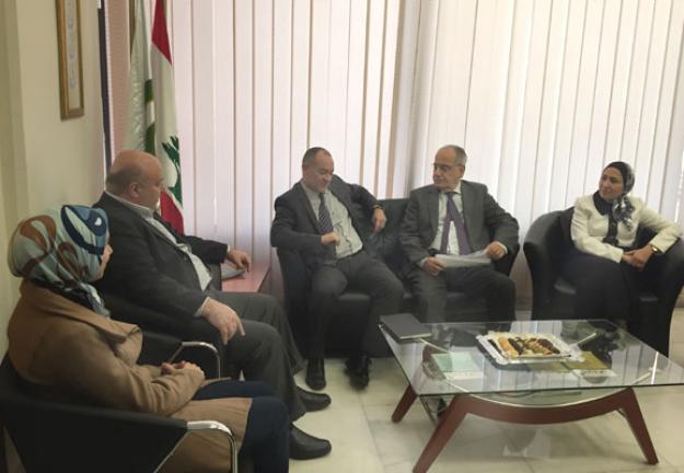 زيارة الرئيس الجديد للمعهد الثقافي الفرنسي