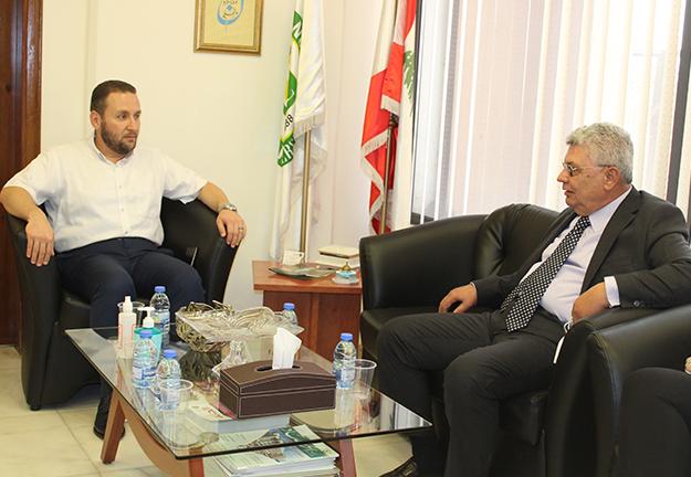 رئيس اتحاد بلديات الضنية الأستاذ محمد سعدية يزور جامعة الجنان