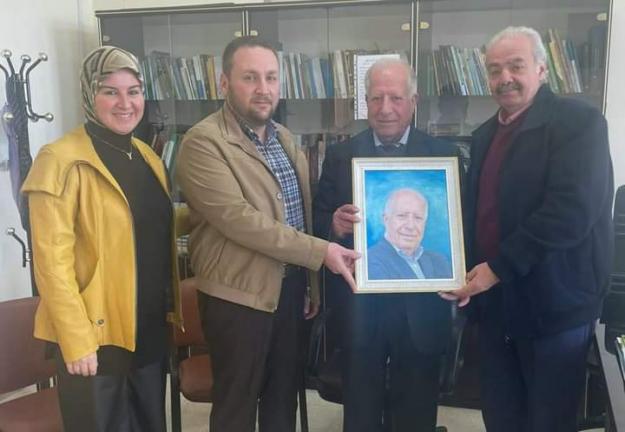 الجنان تُكرّم الفنان التشكیليّ الطرابُلسي عُمران یاسین