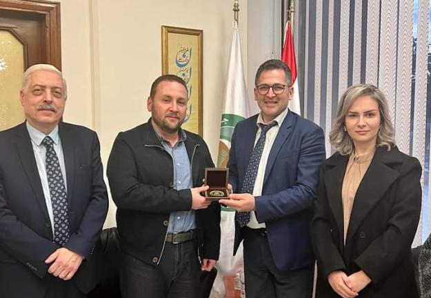 استقبال رئيس نقابة تكنولوجيا التربية