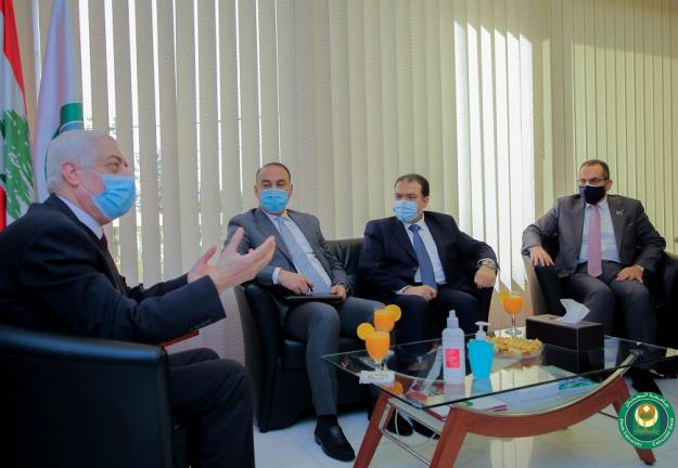 وفد من السفارة والملحقية الثقافية في السفارة العراقية - لبنان - يزور الجنان