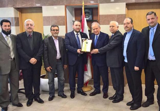 وفد الجامعة يزور معالي وزير التربية والتعليم العالي