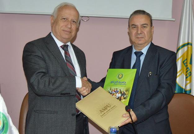 الجنان توقع اتفاقية مع جامعة الشام الخاصة