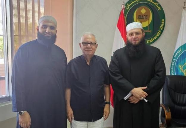 مدير معهد الفرقان الشرعي يزور الجنان صيدا