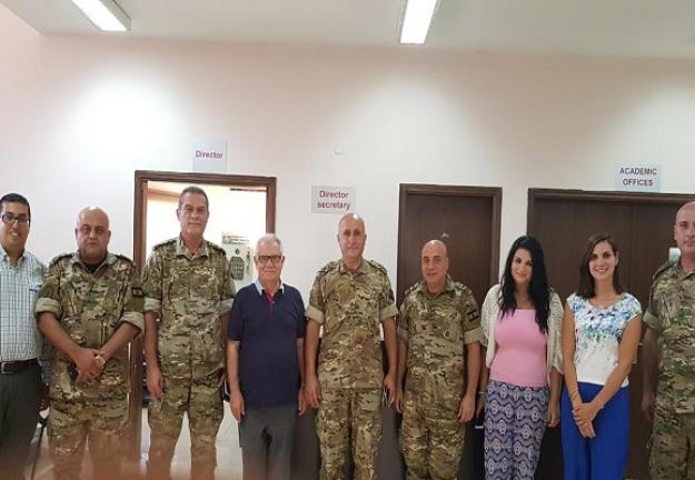 قيادة منطقة الجنوب العسكرية في جامعة الجنان - صيدا