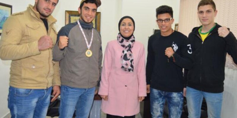 الميدالية الذهبية للطالب عدي النابوش