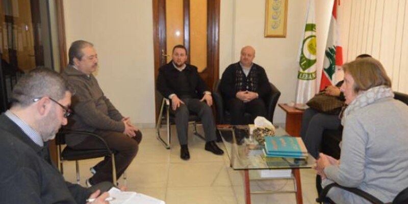 وفد من ‫الصليب الأحمر الدولي‬ يزور ‫جامعة الجنان‬