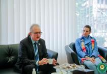 مُمثل شركة Evalag الألمانية للاعتماد المؤسسي والأكاديمي للجامعات يزور الجنان