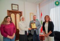 زيارة وفد من كلية التربية لرئيس مجلس الأمناء