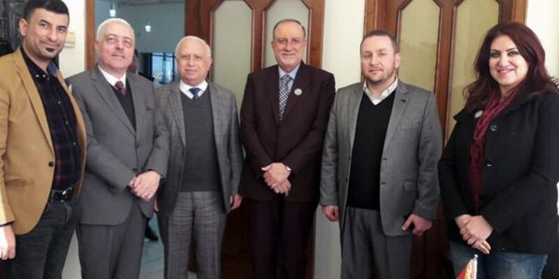 زيارة عميد كلية الرافدين الجامعة في العراق إلى جامعة الجنان