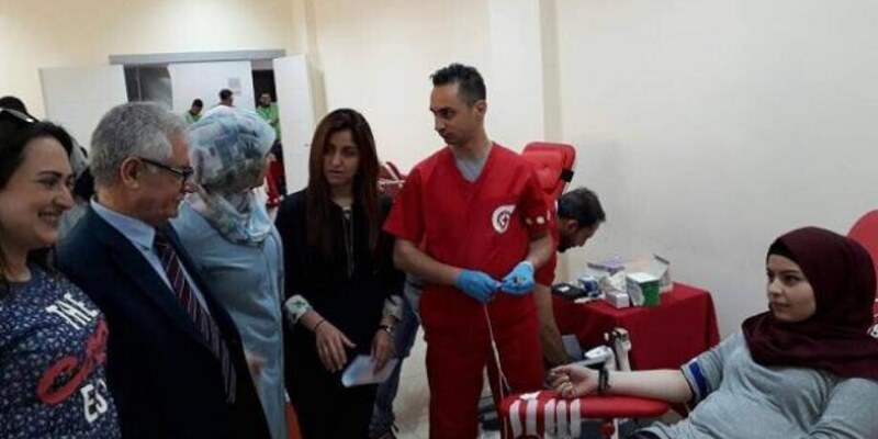 اليوم العالمي للصليب الأحمر في جامعة الجنان - صيدا