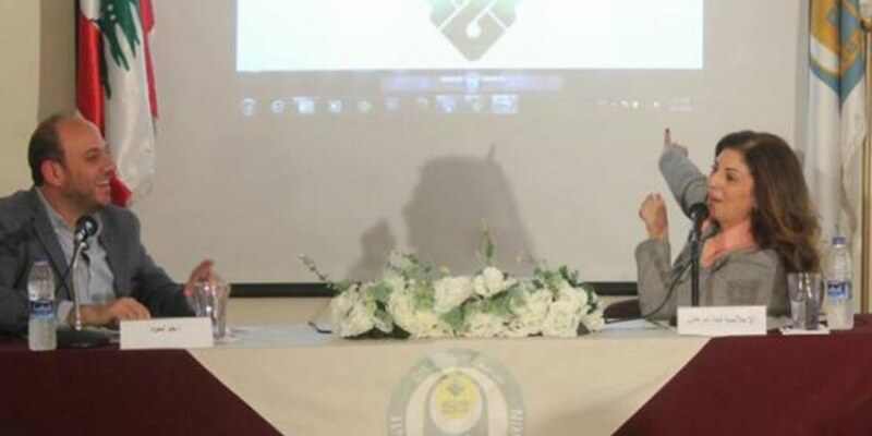 المحترف الاعلامي في الجنان - صيدا يستقبل الإعلامية لينا دوغان