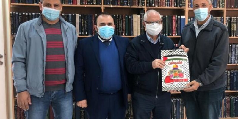 زيارة وفد من المؤتمر الشعبي لفلسطينيي الخارج للجامعة