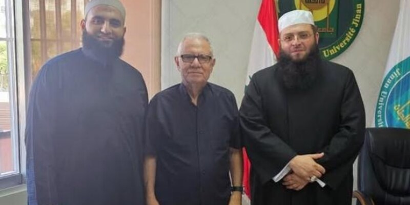 مدير معهد الفرقان الشرعي يزور الجنان صيدا